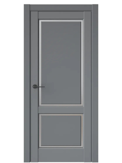 Двери WestStyle  LVT 3 Альпийская Ночь/ Белое Сатинат ДО