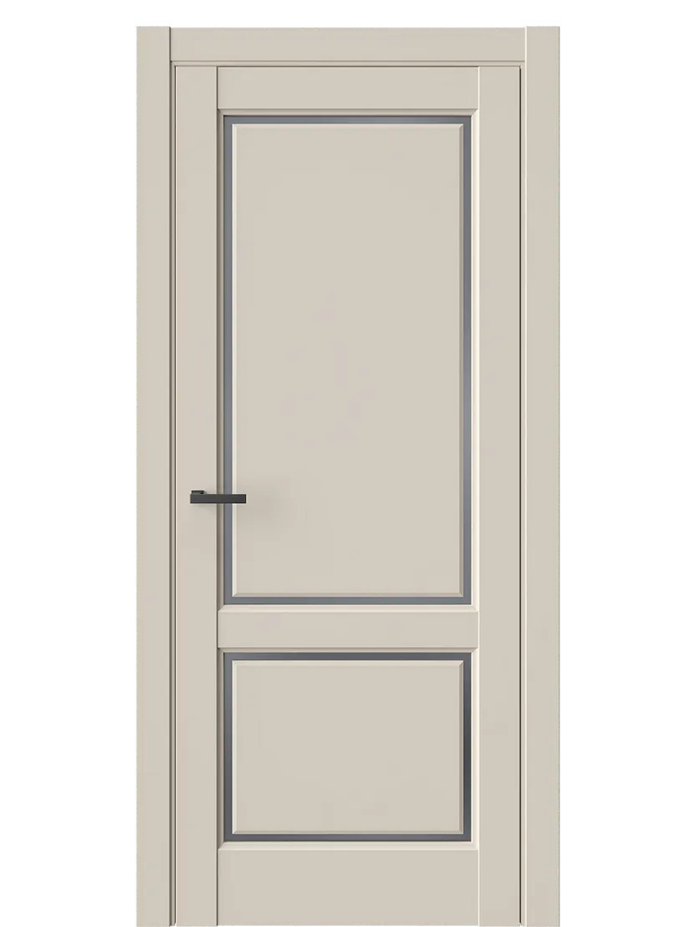 Двери WestStyle  LVT 3 Лазурный Песок/ Графит Сатинат ДО