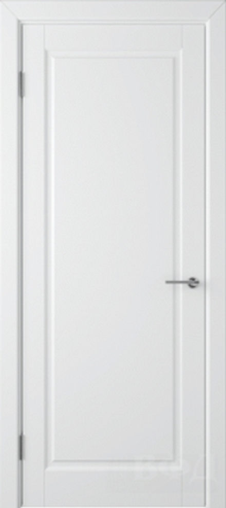 Межкомнатные двери ВФД "ФЛАТ 1" ДГ, белая эмаль