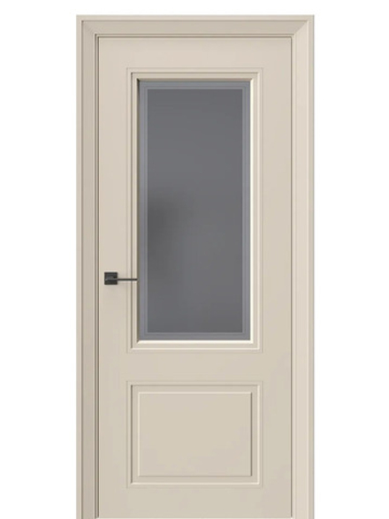 Двери WestStyle Eliss 4 Лазурный песок /графит сатинат  ДО