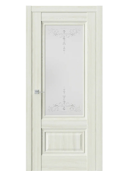 Двери WestStyle  "Ch 8"  Клен крем/ белое сатинат ДО