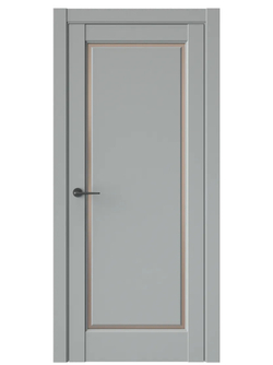 Двери WestStyle  LVT 1 Серая Гавань/ Бронза Сатинат ДО