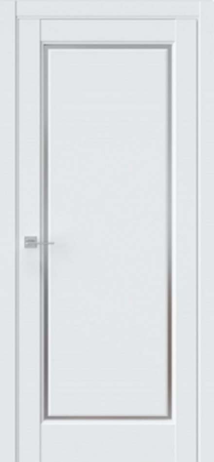 Межкомнатные двери WestStyle "LVT1" Белый EmLayer/Белое сатинат (ДО)