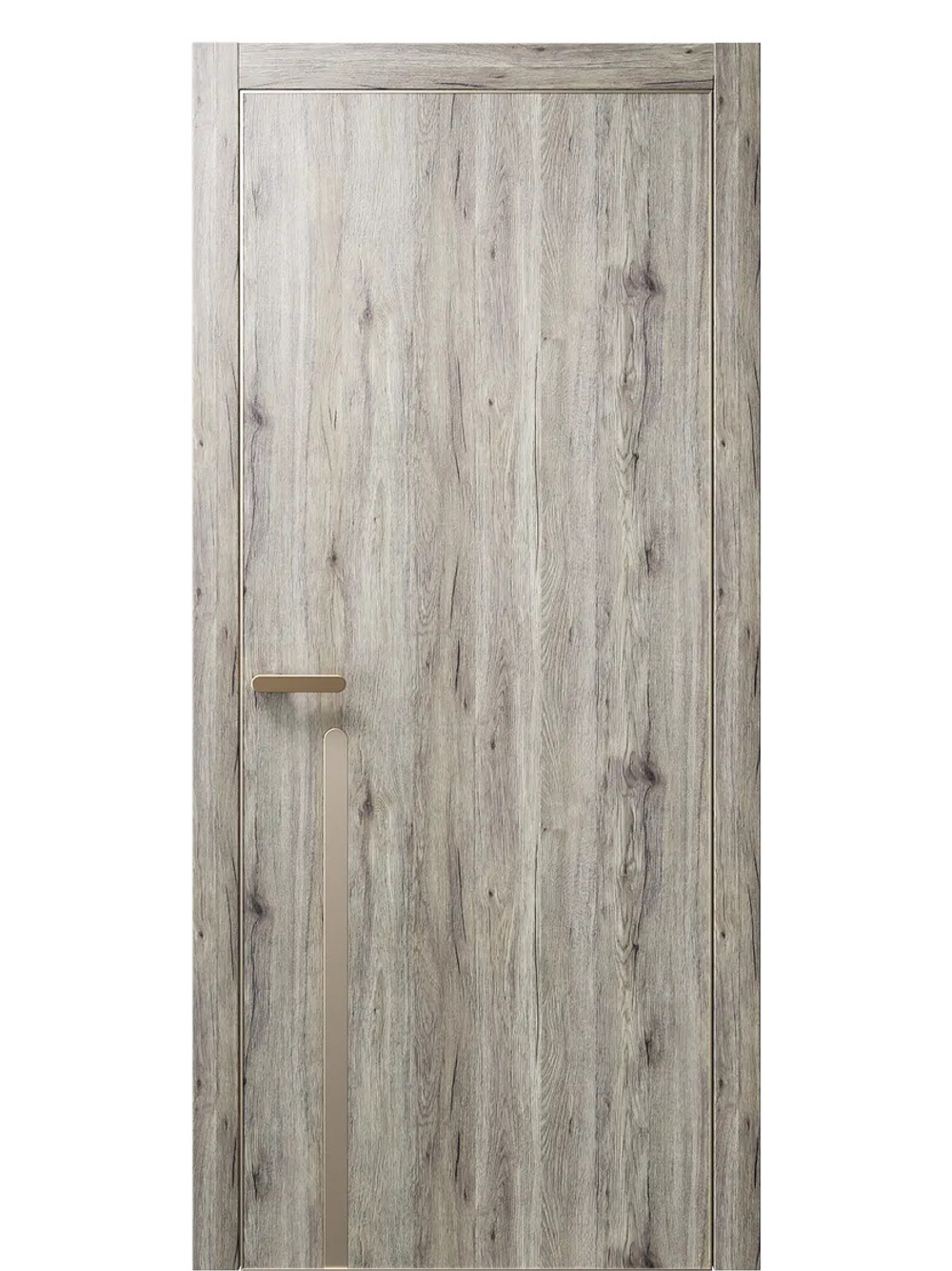 Двери WestStyle  "IN М1.1" Дуб Эссе /молдинг /алюм.кромка  ДГ