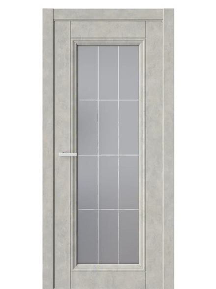 Двери WestStyle  Demiss 2  Бетон Смоки / графит сатинат ДО