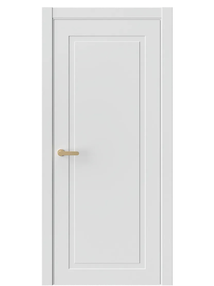 Двери WestStyle  Novva 1 Белая Вуаль ДГ