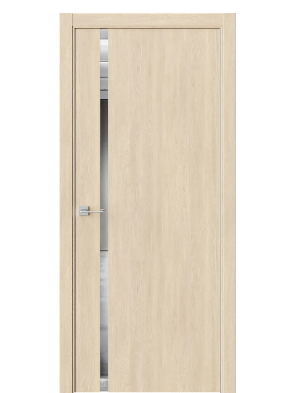 Двери WestStyle  "IN 36" Сенди /Зеркало /алюм.кромка  ДО