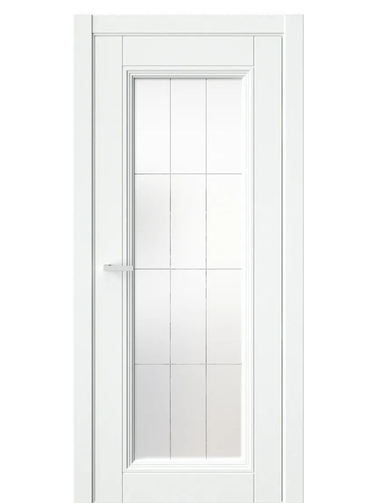 Двери WestStyle  Demiss 2  Белый / графит сатинат ДО