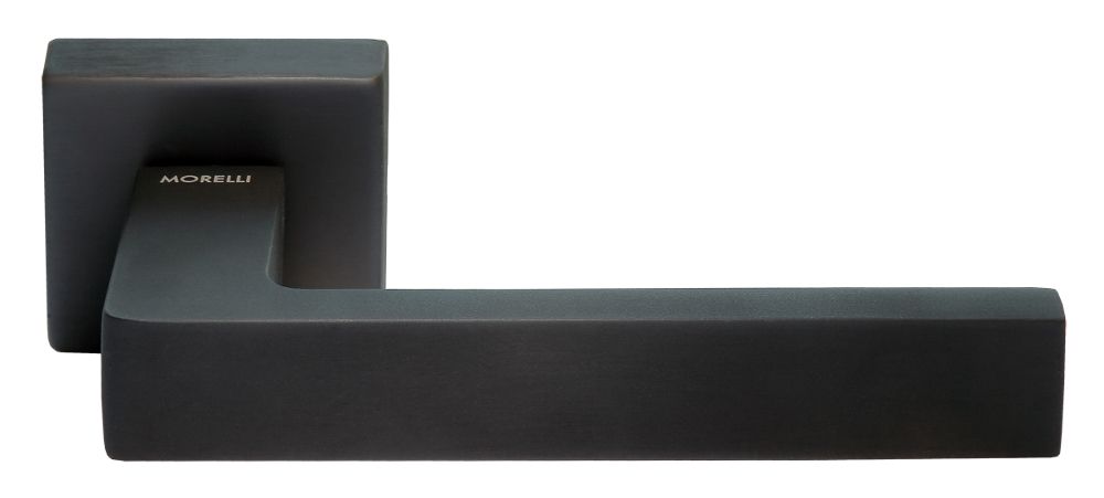 Дверные ручки morelli luxury horizont -sq nero цвет - черный