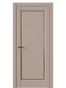 Двери WestStyle  LVT 1 Гляссе/ Графит Сатинат ДО