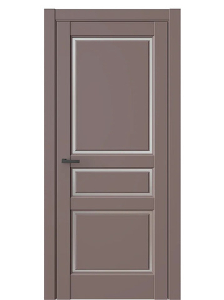 Двери WestStyle  LVT 5 Милкшейк/ Белое Сатинат ДО