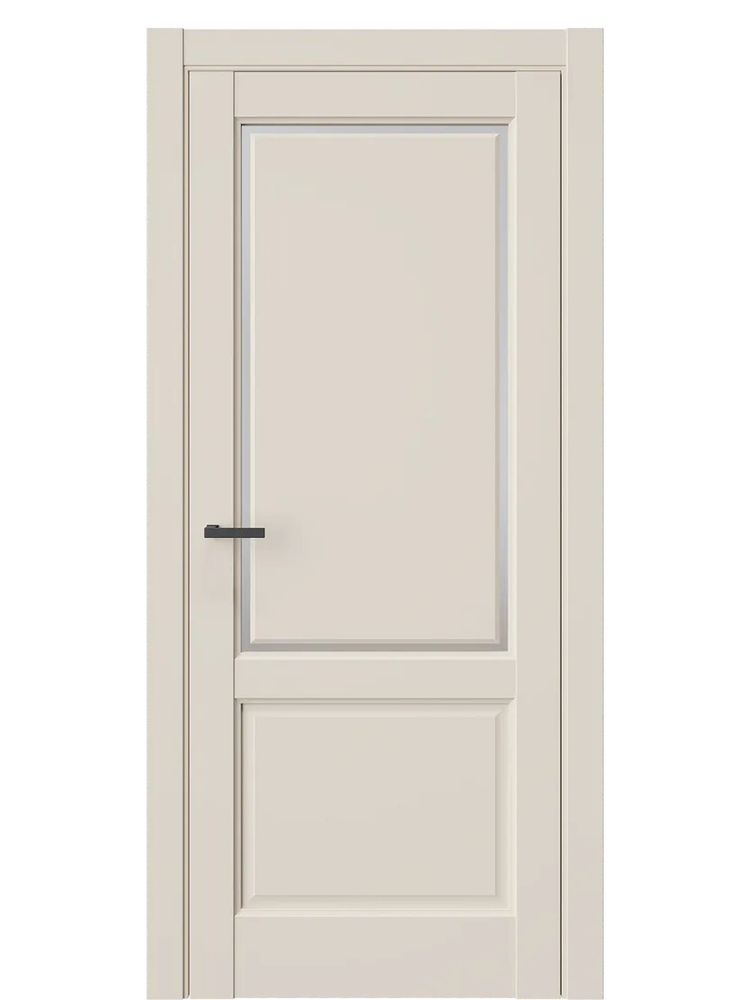 Двери WestStyle  LVT 3Е Лазурный Песок/ Белое Сатинат ДО