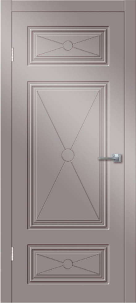 Межкомнатные двери ДВЕРНАЯ ЛИНИЯ "Прованс" Soft Серый бархат (ДГ)