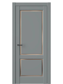 Двери WestStyle  LVT 3 Морская Галька/ Бронза Сатинат ДО