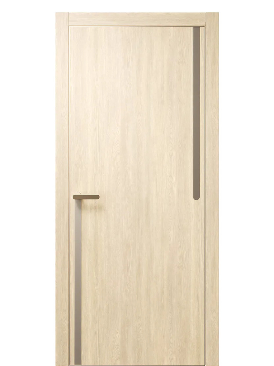 Двери WestStyle  "IN М2.3" Сенди /молдинг /алюм.кромка  ДГ