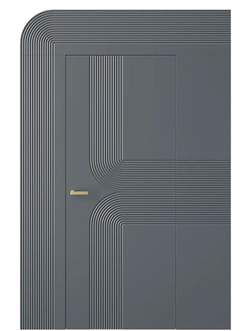 Двери WestStyle  Molis 1 RAL 7016 Графитовый ДГ