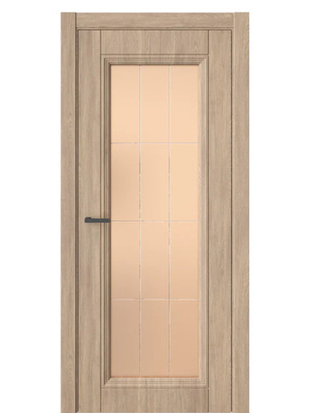 Двери WestStyle  Demiss 2  Брандо / бронза сатинат  ДО