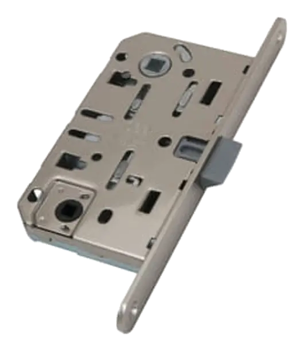 Замок под завертку agb mediana evolution цвет - матовый хром