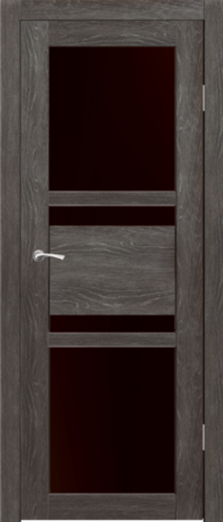 Межкомнатные двери SYNERGY "Титул" Гранит (Лакобель черное)