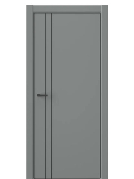 Двери WestStyle  "IN 40" Морская Галька /алюм.кромка  ДГ