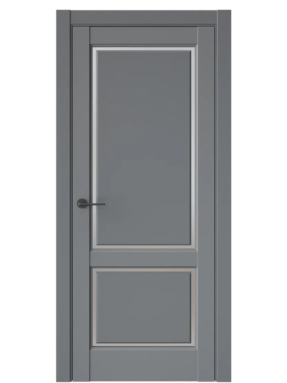 Двери WestStyle  LVT 3 Альпийская Ночь/ Белое Сатинат ДО