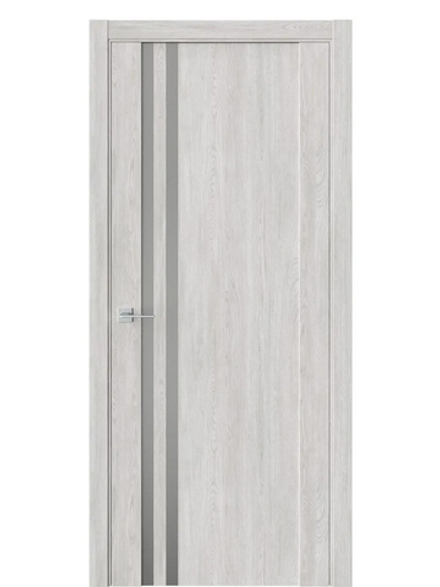 Двери WestStyle F29 Дуб оксфорд /Зеркало сатин графит  ДО