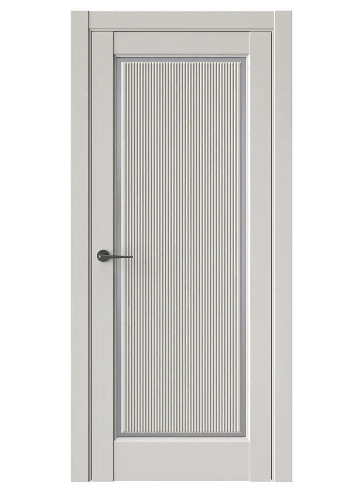 Двери WestStyle  LVT 1 FL Песчаный Рай/ Графит Сатинат ДО