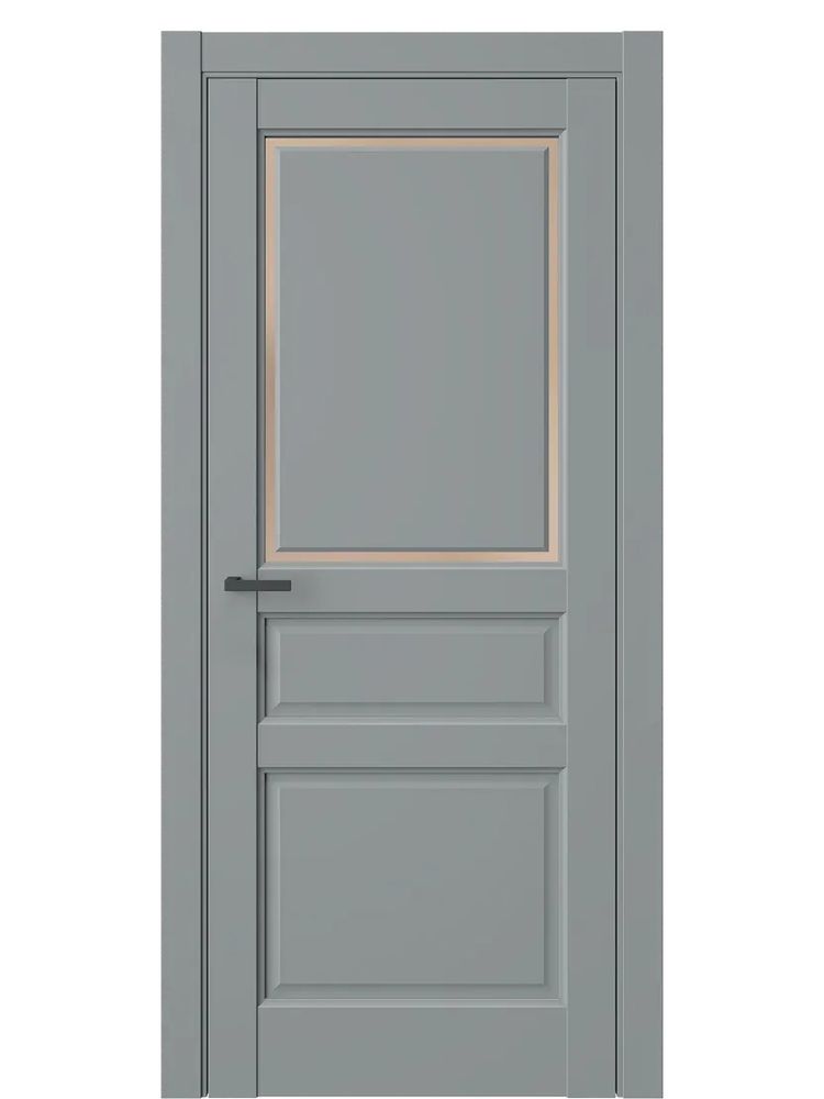 Двери WestStyle  LVT 5Е Морская Галька/ Бронза Сатинат ДО