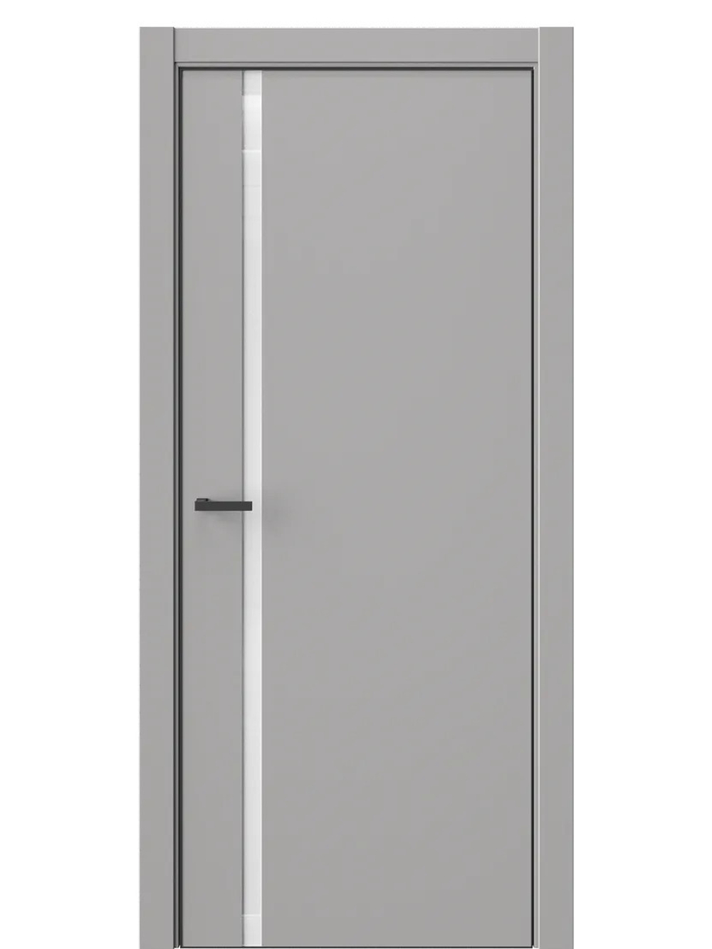 Двери WestStyle  "IN 36" Макиато /Аляска Lacobel /алюм.кромка  ДО