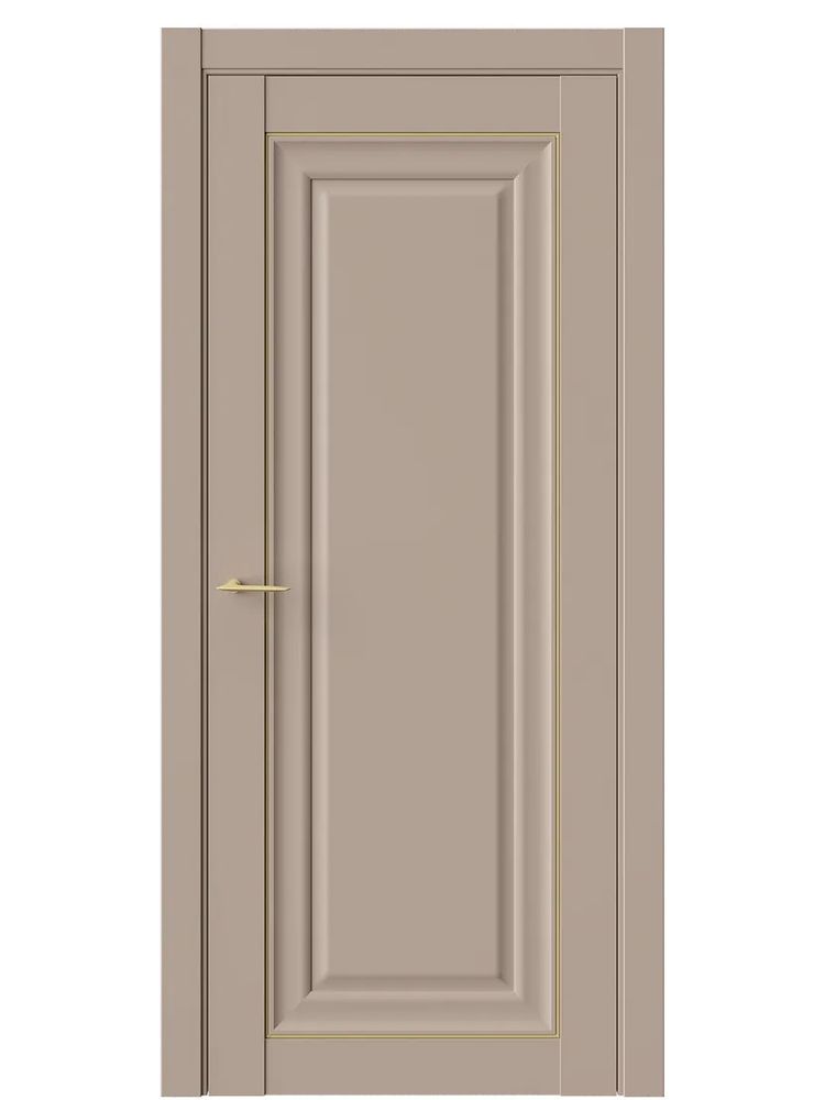 Двери WestStyle HR1 F Гляссе /молдинг золото  ДГ