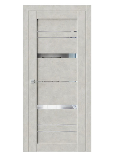 Двери WestStyle  "CZ 2 Бетон смоки/зеркало  ДО