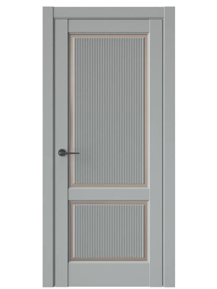 Двери WestStyle  LVT 3 FL Серая Гавань/ Бронза Сатинат ДО