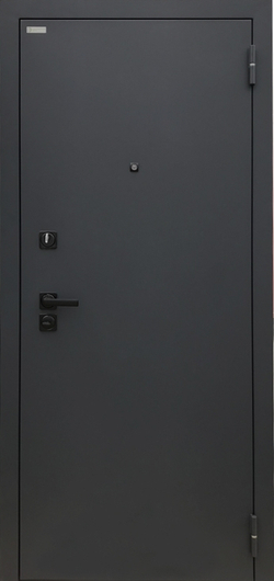 Сейф-дверь alexdoors 3к pro «сирма» ясень ривьера айс/лакобель черный