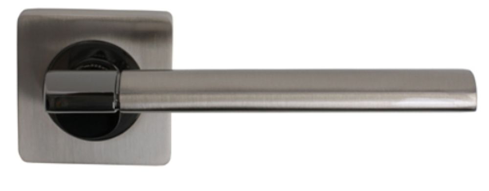 Дверные ручки pallini "капри" silver pal-102-s sn/bn цвет - черный никель