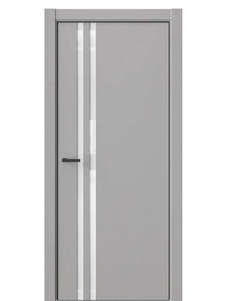 Двери WestStyle  "IN 37" Макиато /Аляска Lacobel /алюм.кромка  ДО