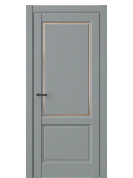 Двери WestStyle  LVT 3Е Морская Галька/ Бронза Сатинат ДО