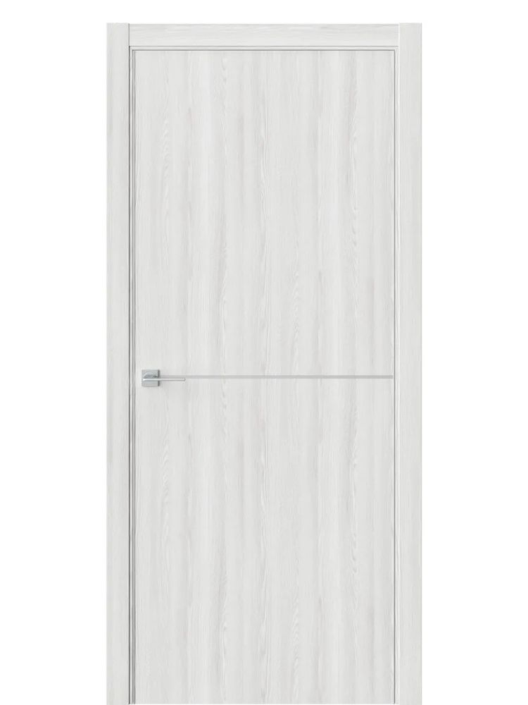 Двери WestStyle  "IN 39" Клен Айс /алюм.кромка  ДГ