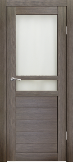 Межкомнатные двери SYNERGY "Фьяно" ДО Акация темная (Сатинат матовое)