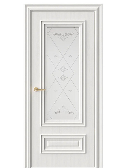 Двери WestStyle KB4 Белое дерево /белое сатинат  ДО