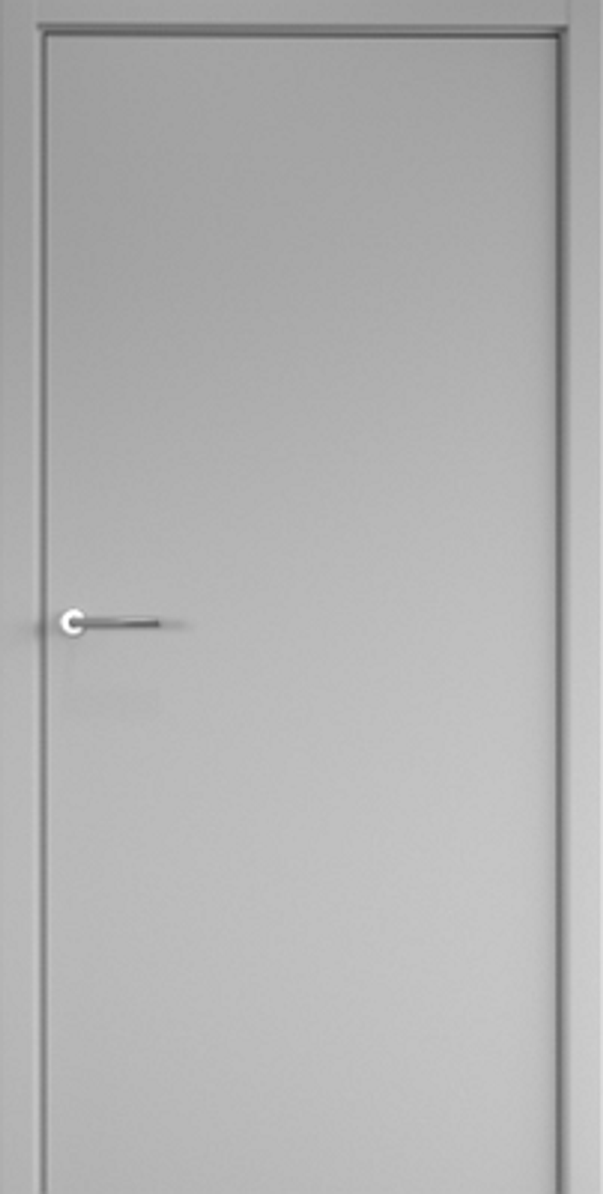 Межкомнатные двери ALBERO "Геометрия 1"(С защелкой магнитной) Эмаль серый (ДГ)