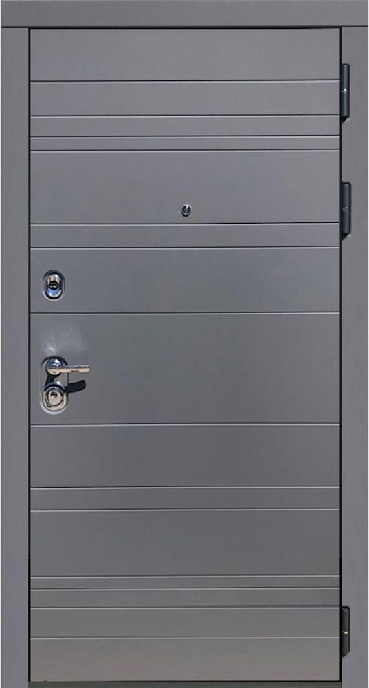 Сейф-двери сударь мд-39 серая матовая/серая матовая