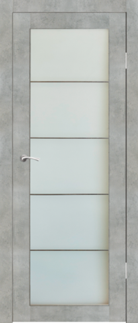 Межкомнатные двери SYNERGY "Легро" ДО Бетон (Сатинат матовое)