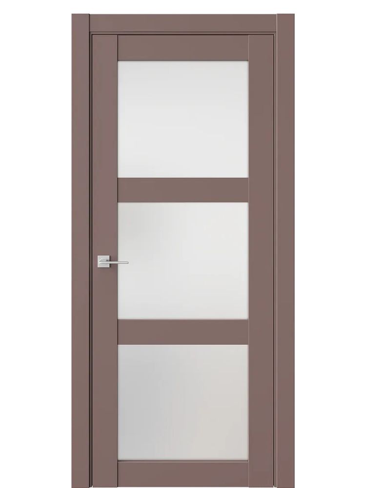 ДВЕРИ WestStyle NR6 Милкшейк /Белое Сатинат ДО ДВЕРИ WestStyle NR6 Милкшейк /Белое Сатинат ДО