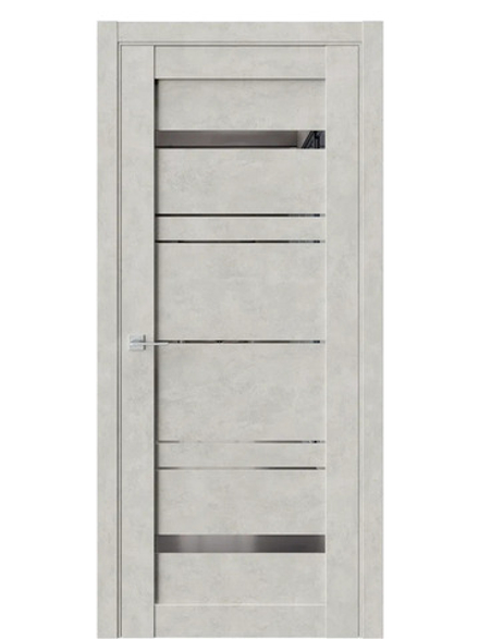 Двери WestStyle  "CZ 5 Бетон смоки/зеркало графит ДО