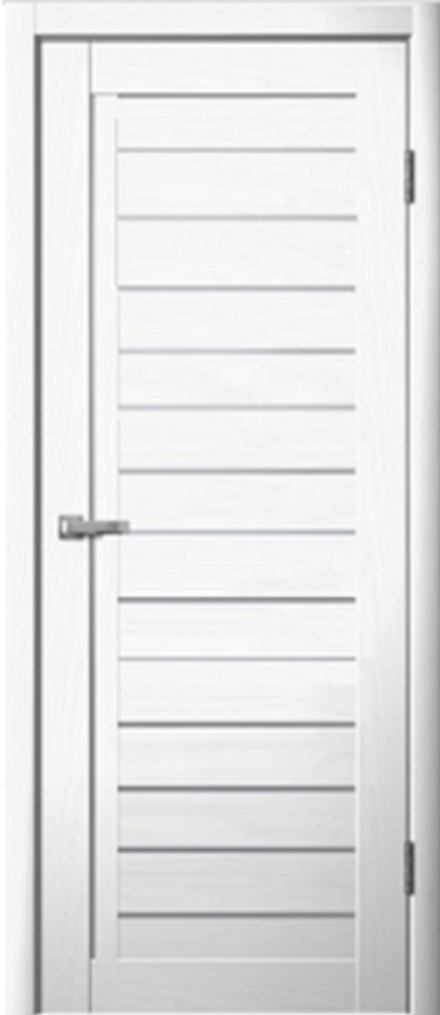 Межкомнатные двери царговые ЦДО 108 Белый Софт / Сатин(13 стекол, 1 молдинг)  ДО