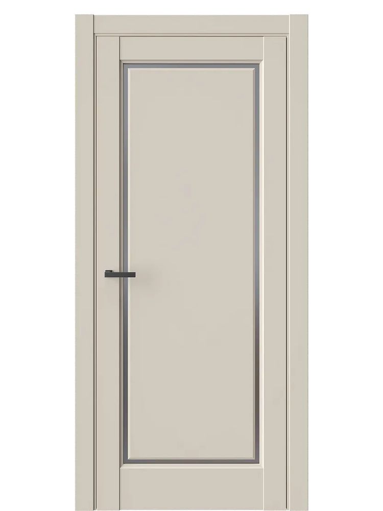 Двери WestStyle  LVT 1 Лазурный Песок/ Графит Сатинат ДО