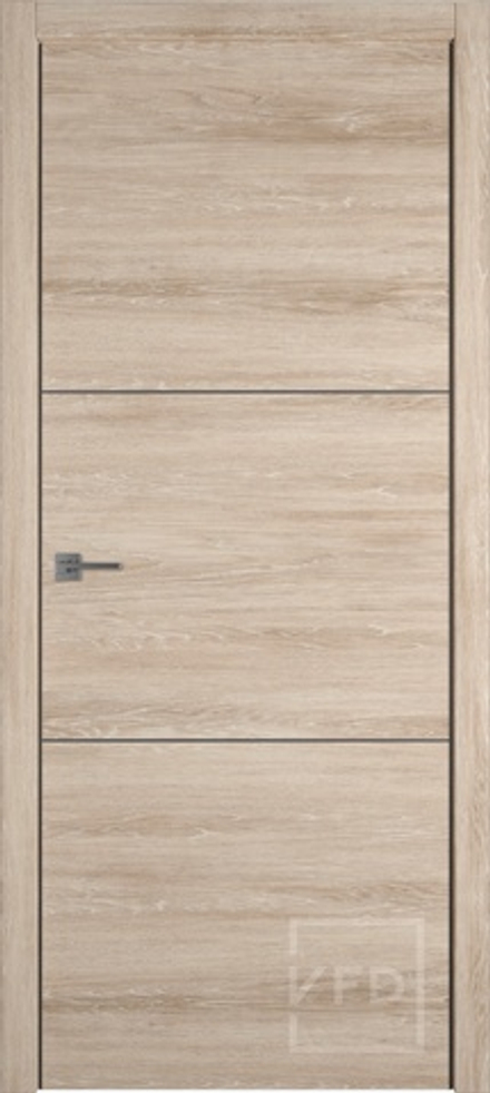 Межкомнатные двери ВФД "URBAN 2" SAND VELLUM/SILVER MOULD/SE (серый молдинг/серая кромка)