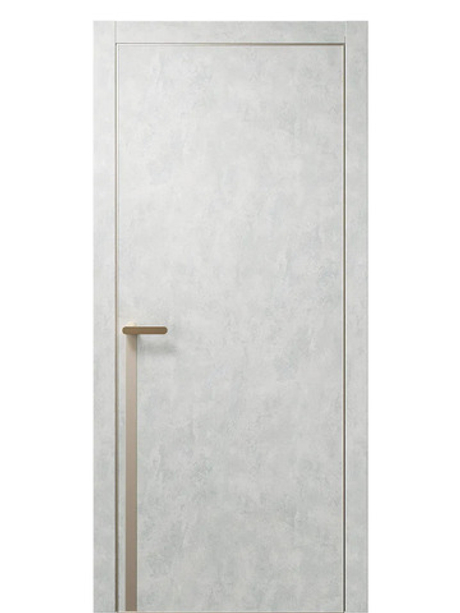 Двери WestStyle  "IN М1.3" Бетон Смоки /молдинг /алюм.кромка  ДГ