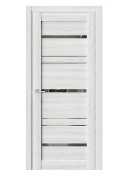 Двери WestStyle  "CZ 8 Клен айс/зеркало графит ДО