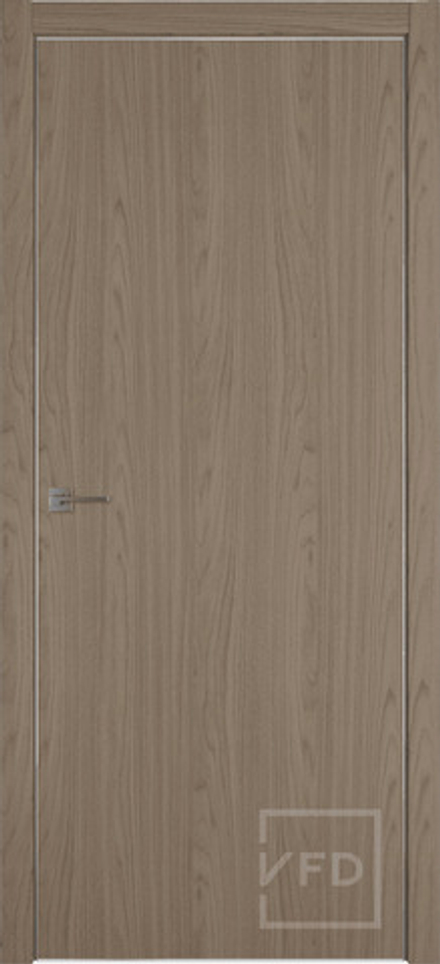 Межкомнатные двери ВФД "URBAN Z" Amber Wood 4х4 SE /Silver Edge (Алюминиевая кромка) ДГ